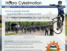 Tablet Screenshot of hobro-cykelmotion.dk